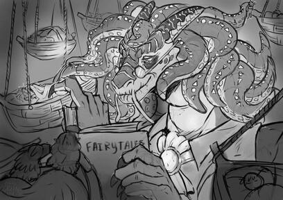 B&amp;W Sketch + Shading